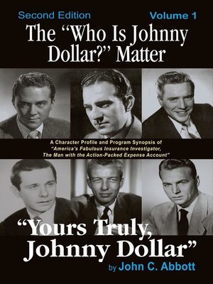cover image of The "Who Is Johnny Dollar?" Matter, Volume 1